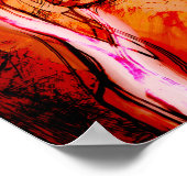 LEVENDIGE ABSTRACTE BOS WANDKUNST POSTER (Hoek)