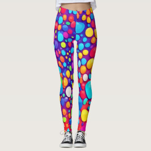 levendige Abstracte caleidoscoop Leggings