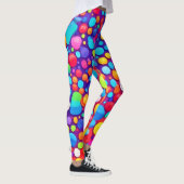 levendige Abstracte caleidoscoop Leggings (Rechts)