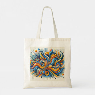 Levendige Abstracte Canvas tas