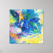 Levendige Abstracte Cat Art Print (Voorkant)