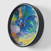 Levendige Abstracte Cat Art Print (Hoek)
