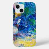 Levendige Abstracte Cat Art Print Case-Mate iPhone Case (Achterkant)