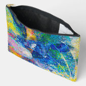 Levendige Abstracte Cat Art Print Etui (Open)