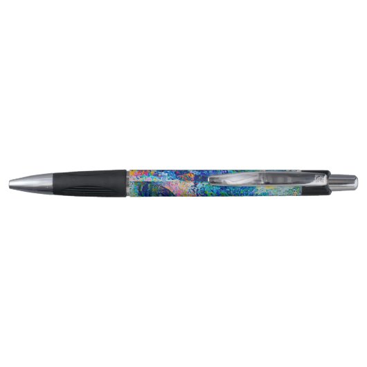 Levendige Abstracte Cat Art Print Pen (Achterkant)