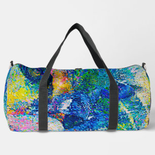 Levendige Abstracte Cat Art Print Plunjezak