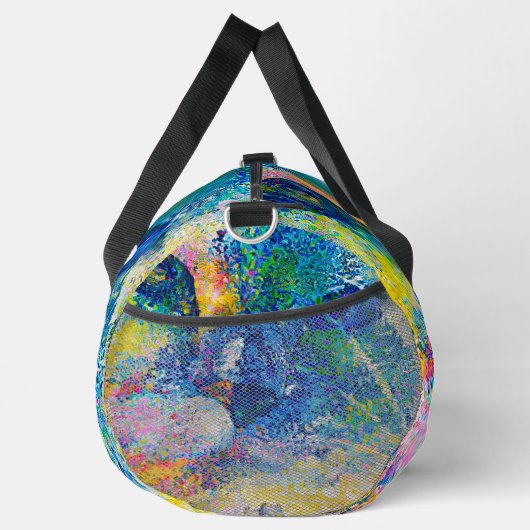 Levendige Abstracte Cat Art Print Plunjezak (Rechts)