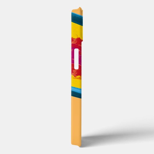 Levendige Abstracte Cosmos Ring & Square – Modern Case-Mate iPhone Case (Achterkant / Rechts)