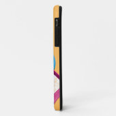 Levendige Abstracte Cosmos Ring & Square – Modern Case-Mate iPhone Case (Achterkant/links)