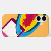 Levendige Abstracte Cosmos Ring & Square – Modern Case-Mate iPhone Case (Achterkant (horizontaal))