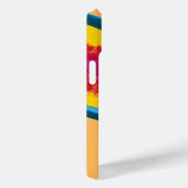 Levendige Abstracte Cosmos Ring & Square – Modern Case-Mate iPhone Case (Achterkant / Rechts)