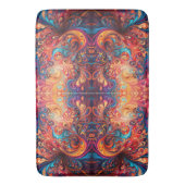 Levendige abstracte design badmat (Voorkant Verticaal)