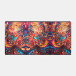 Levendige Abstracte Design Desk Mat