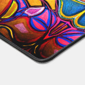 Levendige Abstracte Design Desk Mat (Hoek)