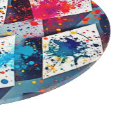 Levendige Abstracte diamantpatronen Snijplank (Hoek)