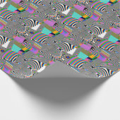 Levendige abstracte digitale effecten, kleurrijk p cadeaupapier (Hoek)