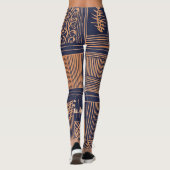 Levendige Abstracte, door Matisse geïnspireerde Li Leggings (Achterkant)