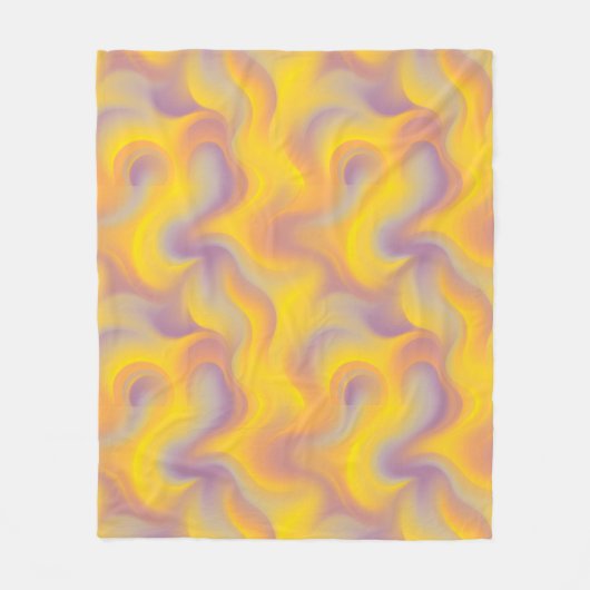 Levendige Abstracte Draaikolk Fleece Deken (Voorkant)