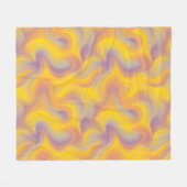 Levendige Abstracte Draaikolk Fleece Deken (Voorkant (Horizontaal))