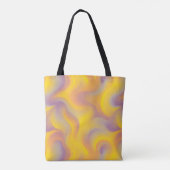 Levendige Abstracte Draaikolk Tote Bag (Achterkant)