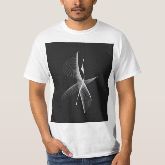 Levendige Abstracte elementen T-shirt (Voorkant)