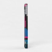Levendige Abstracte Geometrie Glitch Pop Chaos Des Case-Mate iPhone Case (Achterkant/rechts)