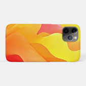 Levendige Abstracte Golf van Warmte Design Case-Mate iPhone Case (Achterkant (horizontaal))
