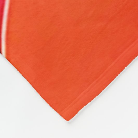Levendige Abstracte Golf van Warmte Design Fleece Deken (Hoek)