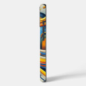 Levendige Abstracte iPhone Case (Achterkant / Links)