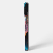 Levendige Abstracte iPhone Case Hoesje (Linkerkant)
