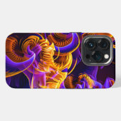 Levendige Abstracte iPhone Case Hoesje (Achterkant horizontaal)