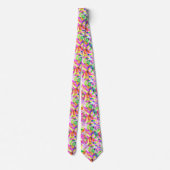 Levendige Abstracte kleur Splash Necktie Stropdas (Achterkant)