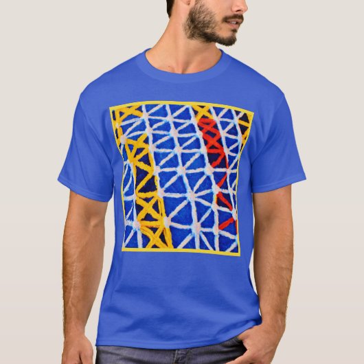 Levendige Abstracte kleuren T-shirt (Voorkant)