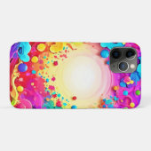 Levendige Abstracte kleurenexplosiekunst Case-Mate iPhone Case (Achterkant (horizontaal))