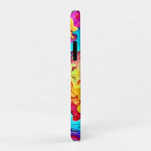 Levendige Abstracte kleurenexplosiekunst Case-Mate iPhone Case (Achterkant/rechts)