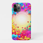 Levendige Abstracte kleurenexplosiekunst Case-Mate iPhone Case (Achterkant)