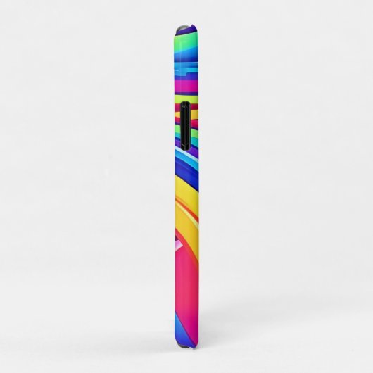 Levendige Abstracte kleurengolfkunst Case-Mate iPhone Case (Achterkant/rechts)
