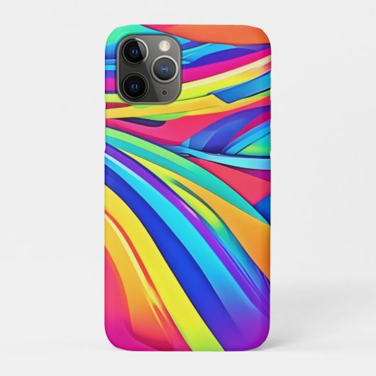 Levendige Abstracte kleurengolfkunst Case-Mate iPhone Case (Achterkant)