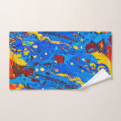 Levendige Abstracte kleurenillustraties Bad Handdoek (Handdoek)