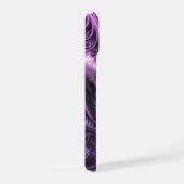 Levendige abstracte koele roze paarse fractale kun iPhone 15 case (Rechterkant)