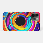 Levendige Abstracte kosmische vortexkunst Case-Mate iPhone Case (Achterkant (horizontaal))