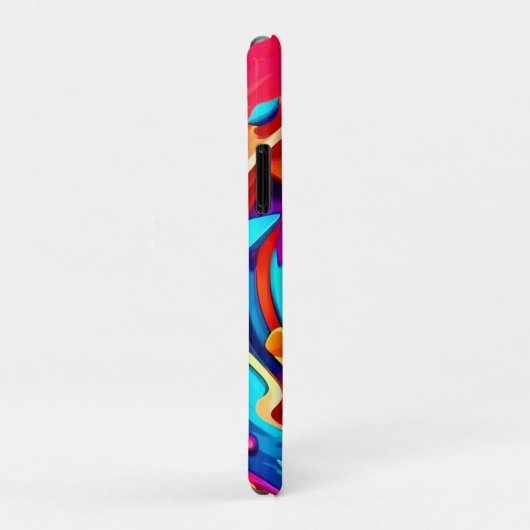 Levendige Abstracte kosmische vortexkunst Case-Mate iPhone Case (Achterkant/rechts)