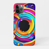 Levendige Abstracte kosmische vortexkunst Case-Mate iPhone Case (Achterkant)