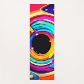 Levendige Abstracte kosmische vortexkunst Yogamat (Voorkant)