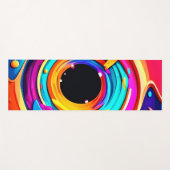 Levendige Abstracte kosmische vortexkunst Yogamat (Voorkant (horizontaal))