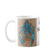 Levendige Abstracte Kreeft Mok