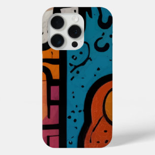 Levendige Abstracte kunst iPhone 15 Pro Case