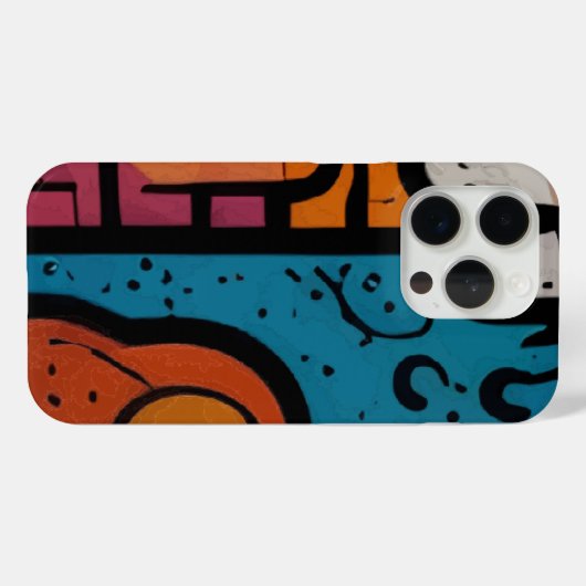 Levendige Abstracte kunst Case-Mate iPhone Case (Achterkant (horizontaal))