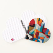 Levendige Abstracte kunst - expressief en kleurrij Notitieboek (Binnen)