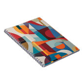 Levendige Abstracte kunst - expressief en kleurrij Notitieboek (Rechterzijde)